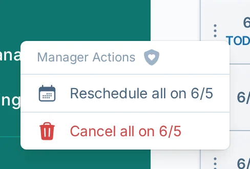 Cancel all matches on one date in bagtoss.love, a cornhole scheduling app for rec leagues
